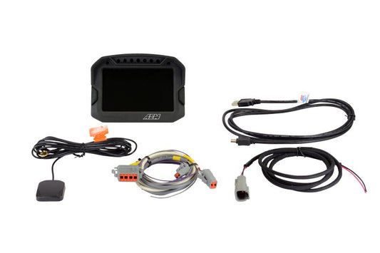 AEM CD-5G Carbon Digital Dash Display w/ Interal 10Hz GPS & Antenna — AEM
