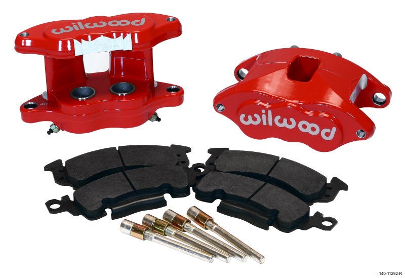 Wilwood D52 Rear Caliper Kit - Red 1.25 / 1.25in Piston 1.28in Rotor — Wilwood