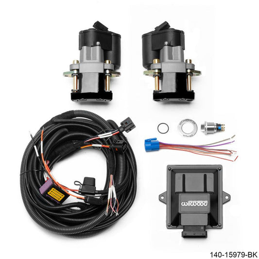 Wilwood Electronic Parking Brake Rear Retrofit Kit - 0.810in Rotor Black — Wilwood