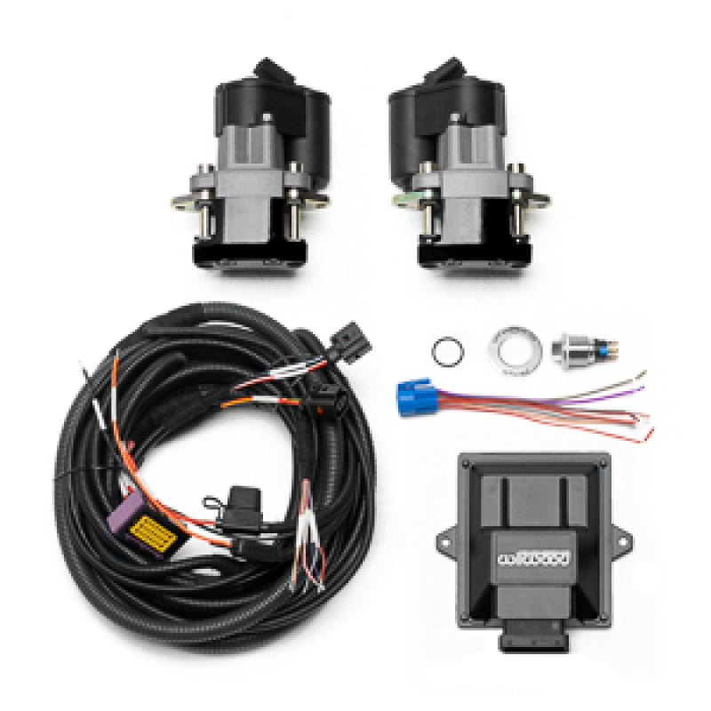 Wilwood Electronic Parking Brake Rear Retrofit Kit w/ Switch Harness - Black Powder Coat Caliper — Wilwood