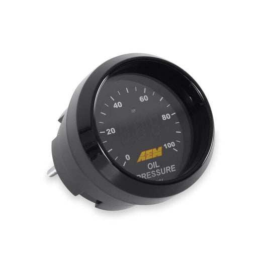 AEM 52mm Pressure (Oil or Fuel) Digital Gauge — AEM