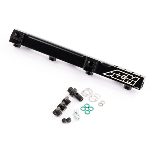 AEM 90-93 Accord DX/LX/SE/EX & 92-01 Prelude S/Si/Si VTEC Black Fuel Rail — AEM