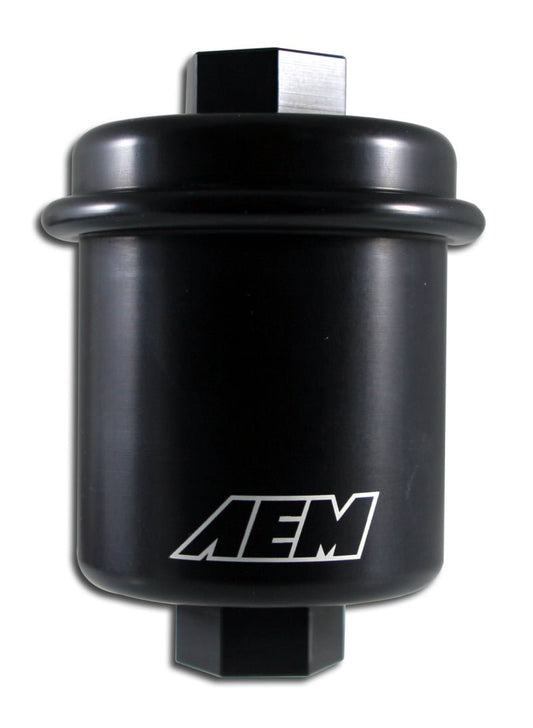 AEM 94-01 Acura Integra / 94-97 Honda Accord / 96-00 Civic / 97-01 Prelude Black Fuel Filter Kit — AEM