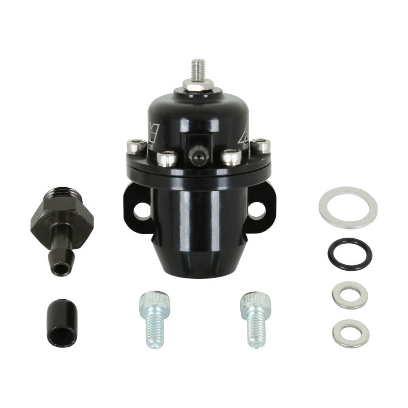 AEM 98-99 Acura CL / 00-05 S2000 / 98-02 Accord / 96-00 Civic Black Adjustable Fuel Pressure Regulat — AEM