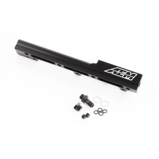AEM 99-00 Honda Civic Si Black Fuel Rail — AEM