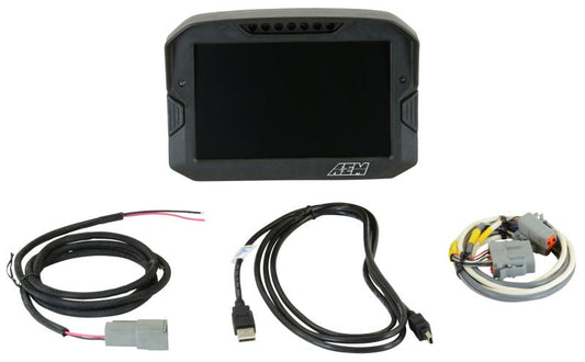 AEM CD-7 Non Logging Race Dash Carbon Fiber Digital Display (CAN Input Only) — AEM