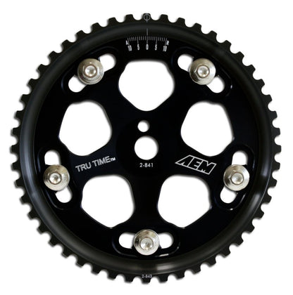 AEM Evo 8 & IX Black Tru-Time Cam Gear — AEM