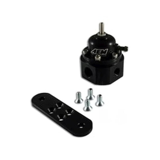 AEM Universal Black Adjustable Fuel Pressure Regulator — AEM