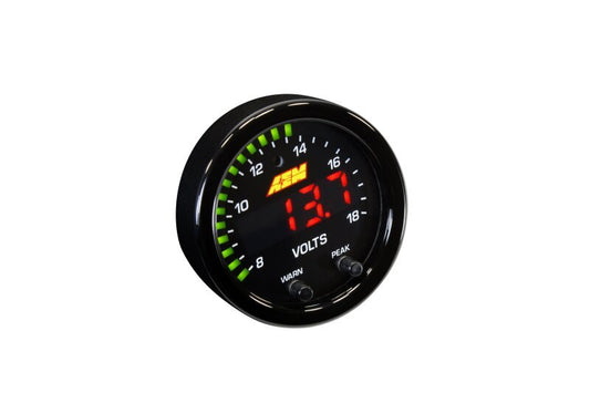 AEM X-Series 8-18V Volt Gauge — AEM