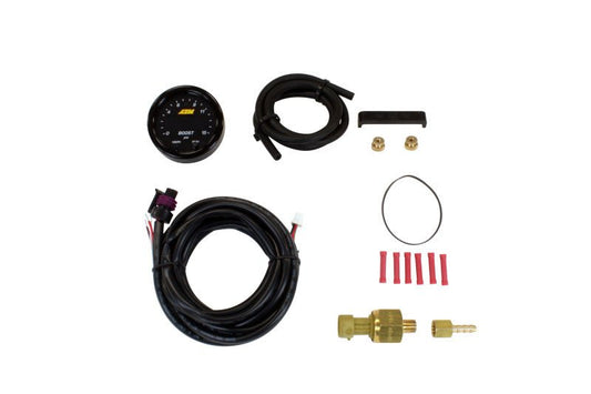 AEM X-Series Pressure 0-15psi Gauge Kit — AEM
