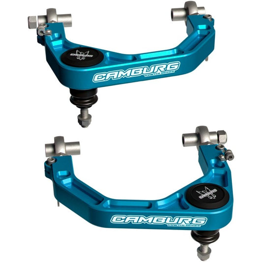 Camburg 2024 Toyota Tacoma 2WD/4WD KINETIK V2 Performance Billet X-Joint XL Upper Arms (KING BLUE) — Camburg