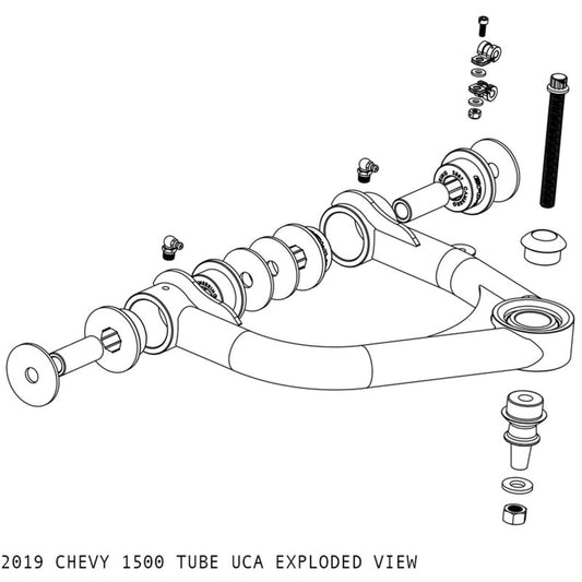 Camburg Chevy/GMC 1500 2WD/4WD 19-23 1.25in Performance Uniball Upper Arms — Camburg