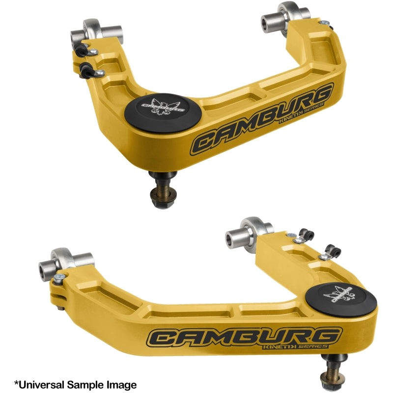 Camburg Toyota Tacoma 05-23 / 4-Runner 03-23 / FJ 07-14 KINETIK V2 Billet Uniball Upper Arms (Gold) — Camburg