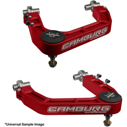 Camburg Toyota Tacoma 05-23 / 4-Runner 03-23 / FJ 07-14 KINETIK V2 Billet Uniball Upper Arms (Red) — Camburg
