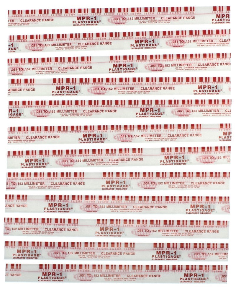 Clevite Plastigage Red Plastigage - 12 Pack — Clevite