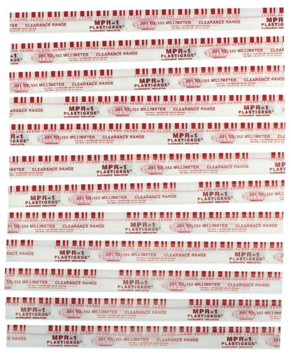 Clevite Plastigage Red Plastigage - 12 Pack — Clevite