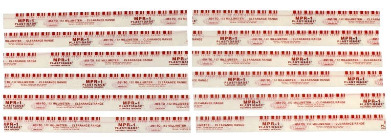 Clevite Plastigage Red Plastigage - 12 Pack — Clevite