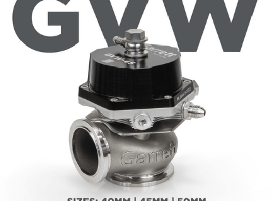 Garrett GVW-45 45mm Wastegate Kit - Black — Garrett