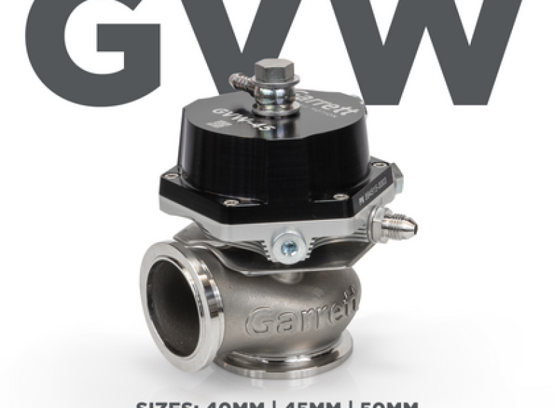 Garrett GVW-50 50mm Wastegate Kit - Black — Garrett