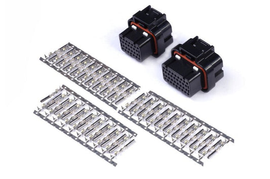 Haltech AMP 26 & 34 Pin 4 Row 3 Keyway Superseal Connector Set Plug & Pins — Haltech