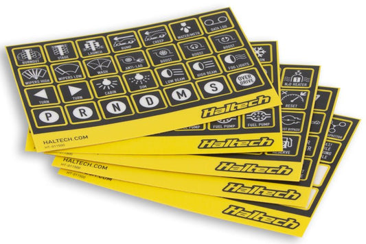 Haltech CAN Keypad Label Set — Haltech