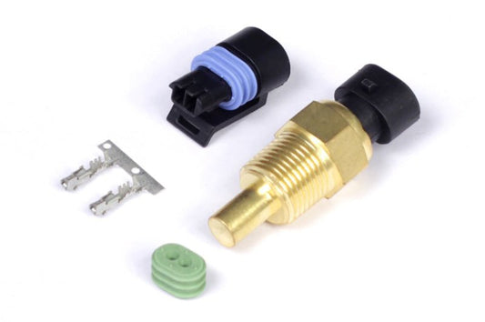 Haltech Coolant Temp Sensor 3/8 NPT 18 TPI (Incl Delphi Plug & Pins) — Haltech