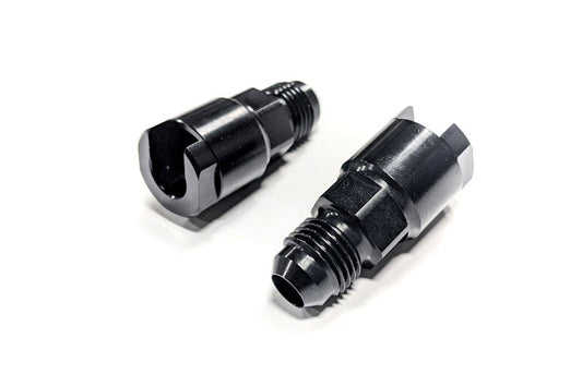 Haltech Flex Fuel Fittings 3/8 (GM Spring Lock) to -6AN Male w/Two Fittings — Haltech