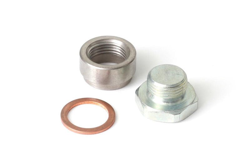 Haltech O2 Sensor Weld-On Bung w/Copper Washer & Blanking Plug M18 x1.5 — Haltech