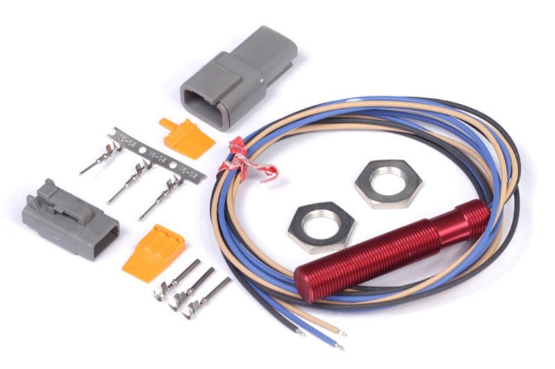 Haltech Red Single Channel Hall Effect Sensor M12x1.0 (Wheel Speed/Crank/Cam) — Haltech