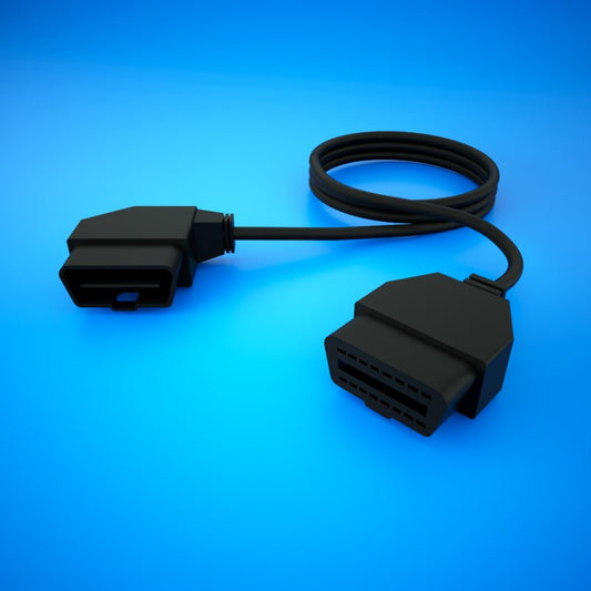 HPT OBDII Cable Extension - Right Angle - 5ft — HP Tuners