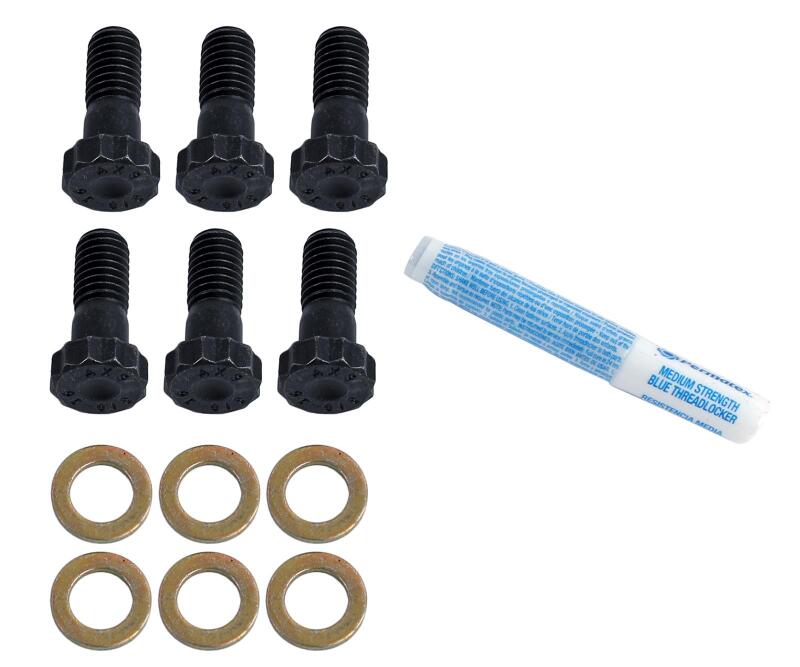 McLeod Bolt Kit 6 3/8-16 X 1.000in Chromoly - Black Oxide 9/16 Hex Head — McLeod Racing