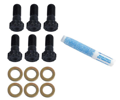 McLeod Bolt Kit 6 3/8-16 X 1.000in Chromoly - Black Oxide 9/16 Hex Head — McLeod Racing