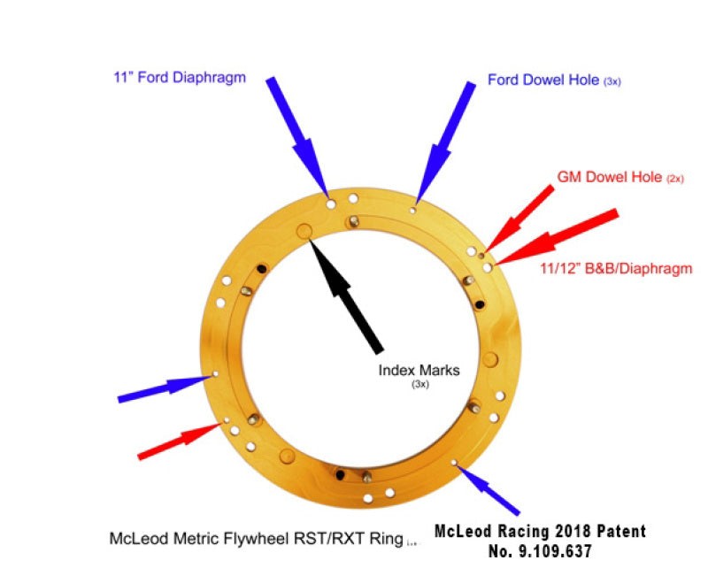 McLeod Racing RST HD Twin - Metric Ring - 97-15 GM LS - 01.5-17 Mustang 4.6/5.0L - 1-1/8 x 26 Spline — McLeod Racing