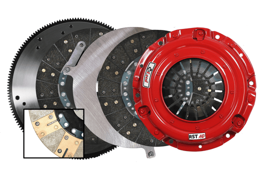 McLeod Racing RST HD Twin w/ Steel Flywheel - 07-09 Ford GT500 8 Bolt - 1-1/8 x 26 Spline - 164T — McLeod Racing