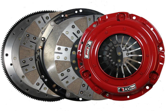 McLeod RXT Twin Power Pack 96-10 Ford 4.6L/5.4L 1-1/16in 10 Spline Ceramic Facing w/Steel FW — McLeod Racing