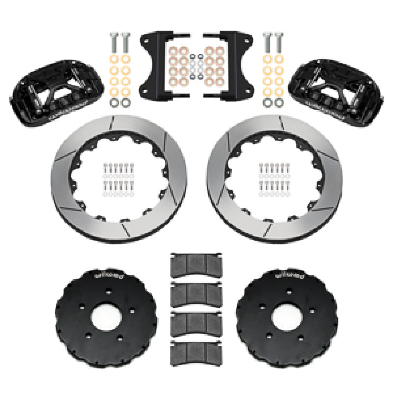 Wilwood 14-19 Chevrolet Corvette C7 Forged XRS6R Front BBK - 13.06 Rotor - Black — Wilwood