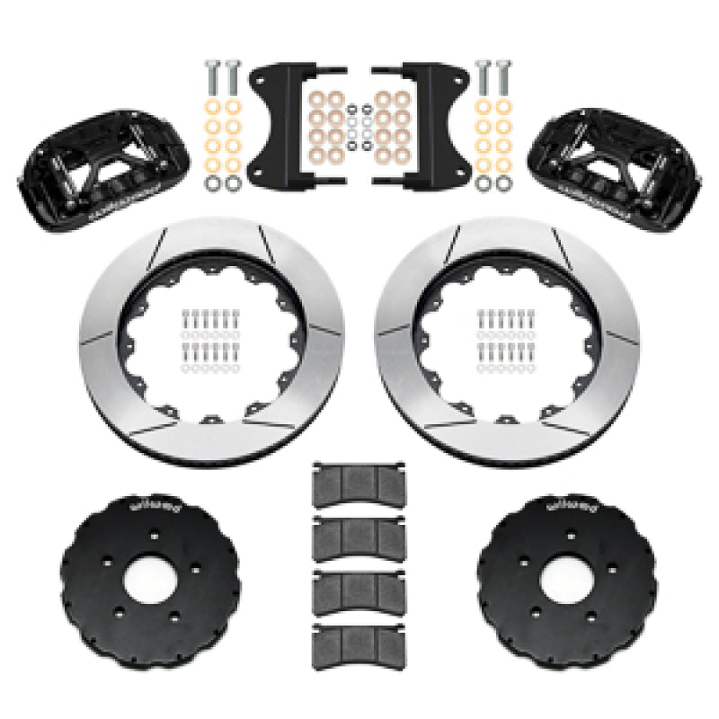 Wilwood 14-19 Chevrolet Corvette C7 Forged XRS6R Front BBK - 14.00 Rotor - Black — Wilwood