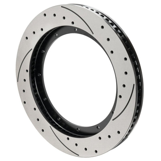 Wilwood 16x1.38 12x10.75 72 Stagg Vane SRP Drilled Performance Rotor - L/H — Wilwood