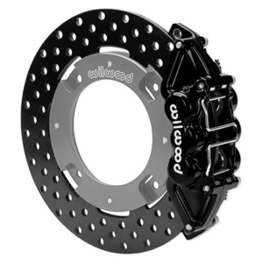 Wilwood 17-21 Can-Am X3RS Black 6-Piston Rear Kit 11.25in - Drilled Rotors — Wilwood