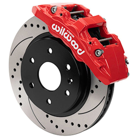 Wilwood 19-21 Chevy Silverado/GMC Sierra Aero6-DM Front Brake Kit - D&S - Red — Wilwood