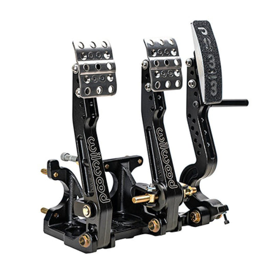 Wilwood Adjustable Balance Bar Brake, Clutch, Throttle - Floor Mount - 4.75-5.75:1 — Wilwood