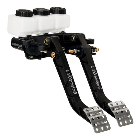 Wilwood Adjustable Dual Pedal - Brake / Clutch - Fwd. Swing Mount - 6.25:1 — Wilwood