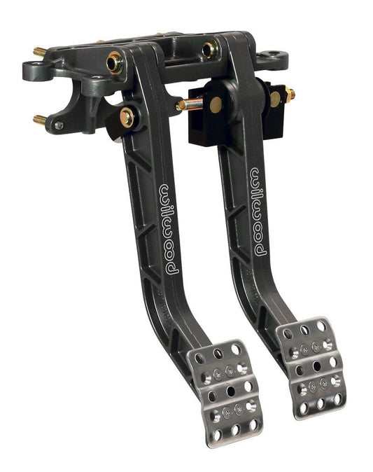 Wilwood Adjustable Dual Pedal - Brake / Clutch - Fwd. Swing Mount - 6.25:1 — Wilwood