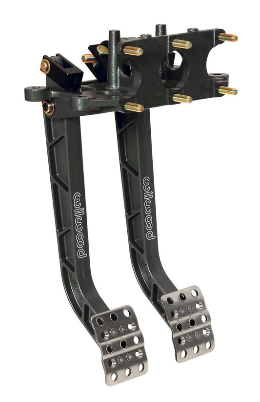 Wilwood Adjustable Dual Pedal - Brake / Clutch - Rev. Swing Mount - 6.25:1 — Wilwood