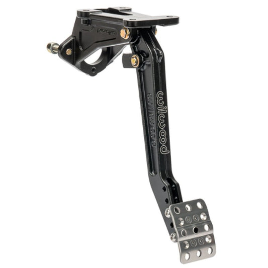 Wilwood Adjustable Ratio Tandem Master Cylinder Brake Pedal Assembly w/ 6.25:1 - 7.00:1 Ratio — Wilwood