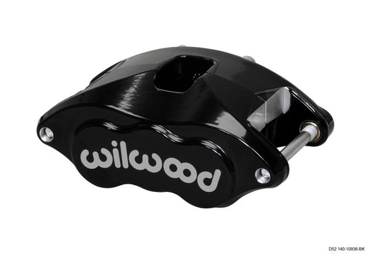 Wilwood Caliper-D52-Black Pwdr 2.00/2.00in Pistons 1.28in Disc — Wilwood