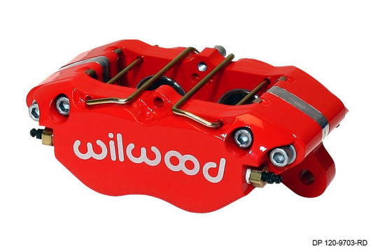 Wilwood Caliper-Dynapro 5.25in Mount - Red 1.38in Pistons .81in Disc — Wilwood