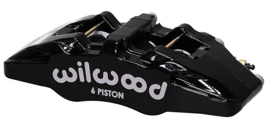 Wilwood Caliper-Forged Dynapro 6 5.25in Mount-L/H 1.62/1.12/1.12in Pistons 1.10in Disc — Wilwood