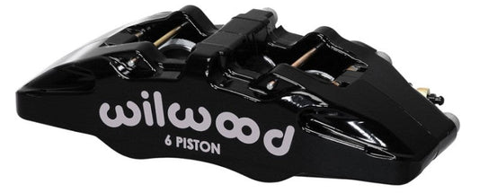 Wilwood Caliper-Forged Dynapro 6 5.25in Mount-R/H 1.62/1.38in/1.38in Pistons .38in Disc — Wilwood