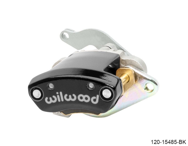 Wilwood Caliper - MC4 Mechanical Left Hand - Black 1.19in Piston 1.10in Rotor - Black — Wilwood